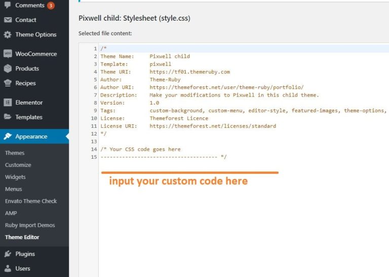 Using Child Theme – Pixwell Help Center