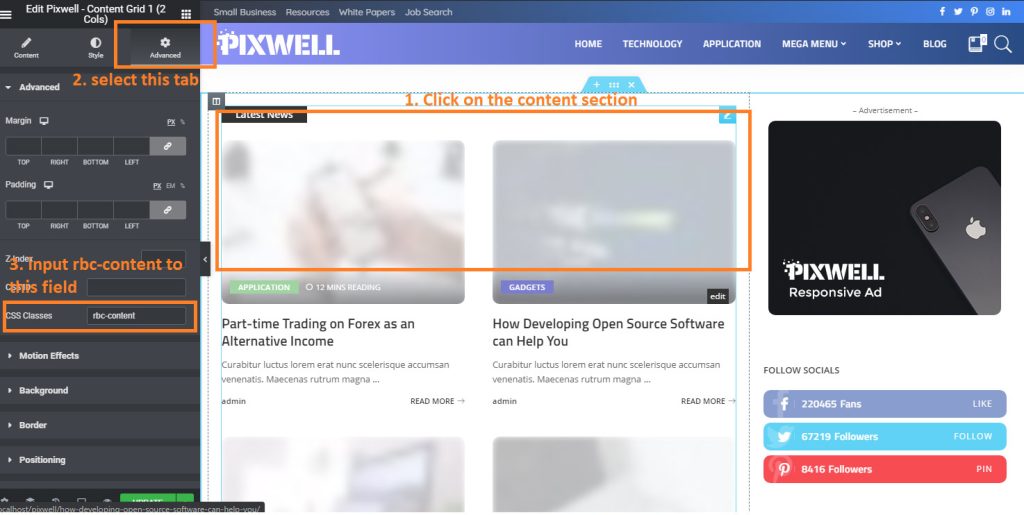 How to Config Sticky Sidebar? – Pixwell Help Center